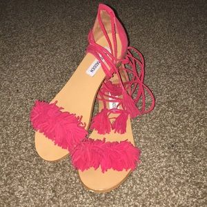Steve Madden Sweetie Fringe Flats